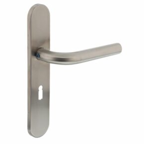 Intersteel Deurkruk Recht op verdekt schild sleutelgat 56mm RVS