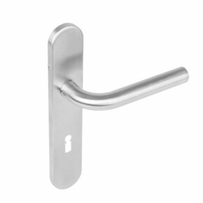 Intersteel Deurkruk Recht op verdekt schild sleutelgat 72mm RVS