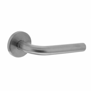 Intersteel Deurkruk Recht op rozet met 7mm nokken RVS