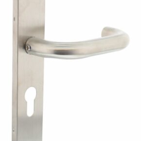 Intersteel Deurkruk Rond op verdekt schild profielcilindergat 55mm RVS