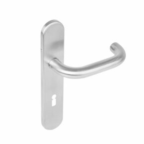 Intersteel Deurkruk Rond op verdekt schild sleutelgat 72mm RVS