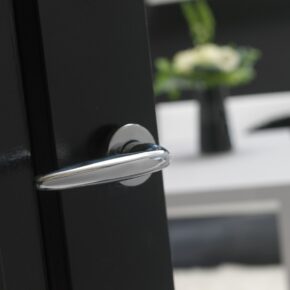 Intersteel Deurkruk Sigaar op rozet chroom