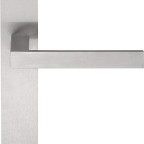 Formani Deurkruk SQUARE LSQ2-P236SFC ongeveerd op schild blind - mat RVS
