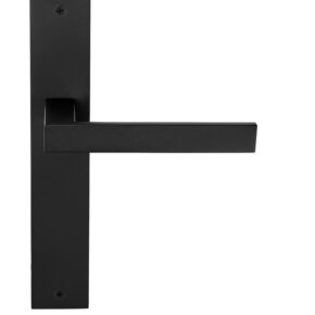Formani Deurkruk SQUARE LSQ2-P236SFC ongeveerd op schild blind - mat zwart