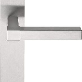 Formani Deurkruk SQUARE VL115P236SFC L-model ongeveerd op schild blind - mat RVS