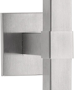 Formani Deurkruk SQUARE VT115-G T-model geveerd op rozet - mat RVS