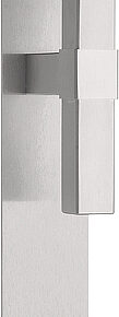 Formani Deurkruk SQUARE VT115P236SFC T-model ongeveerd op schild blind - mat RVS