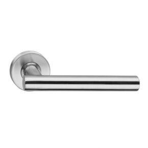 Intersteel Deurkruk Staf op rozet RVS