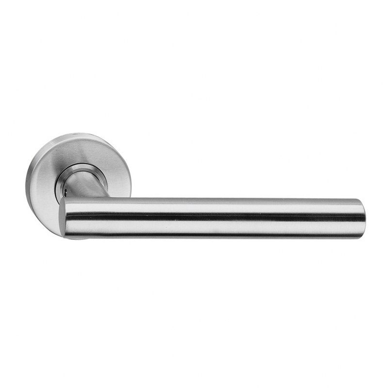 Intersteel Deurkruk Staf op rozet RVS