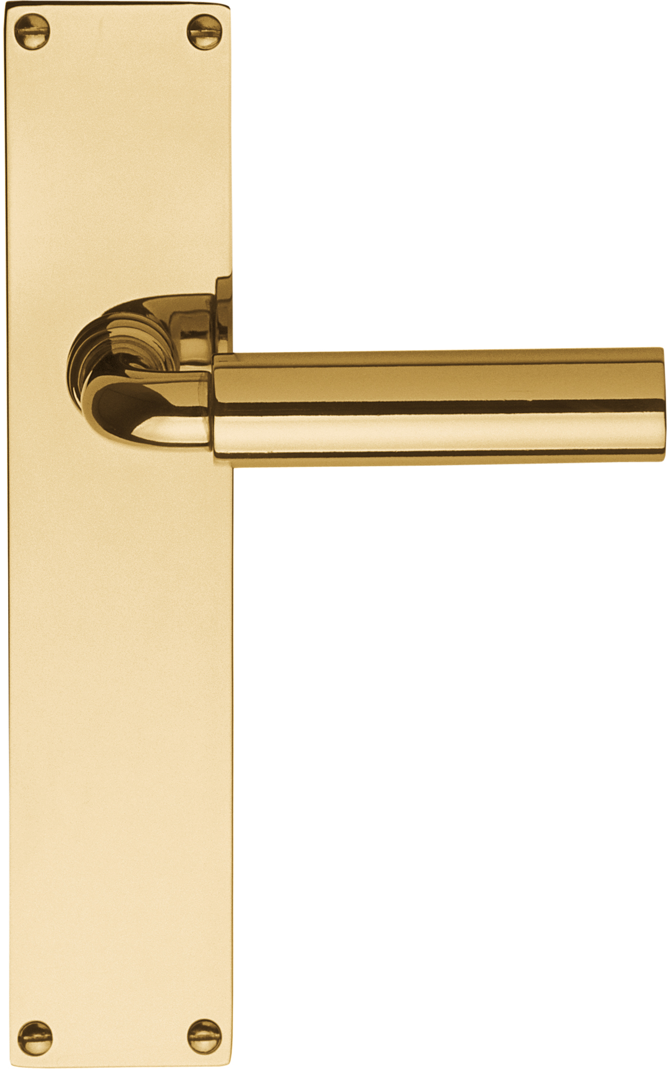 Formani Deurkruk TIMELESS 1923MPSFC op schild blind - messing ongelakt