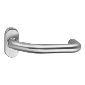 Intersteel Deurkruk Verkropt op rozet RVS