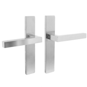 Intersteel Deurkruk Vierkant op rechthoek blind schild RVS