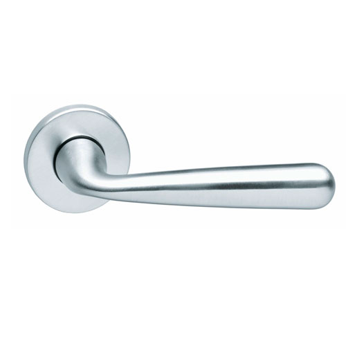 Intersteel Deurkruk Yvonne op rozet chroom mat
