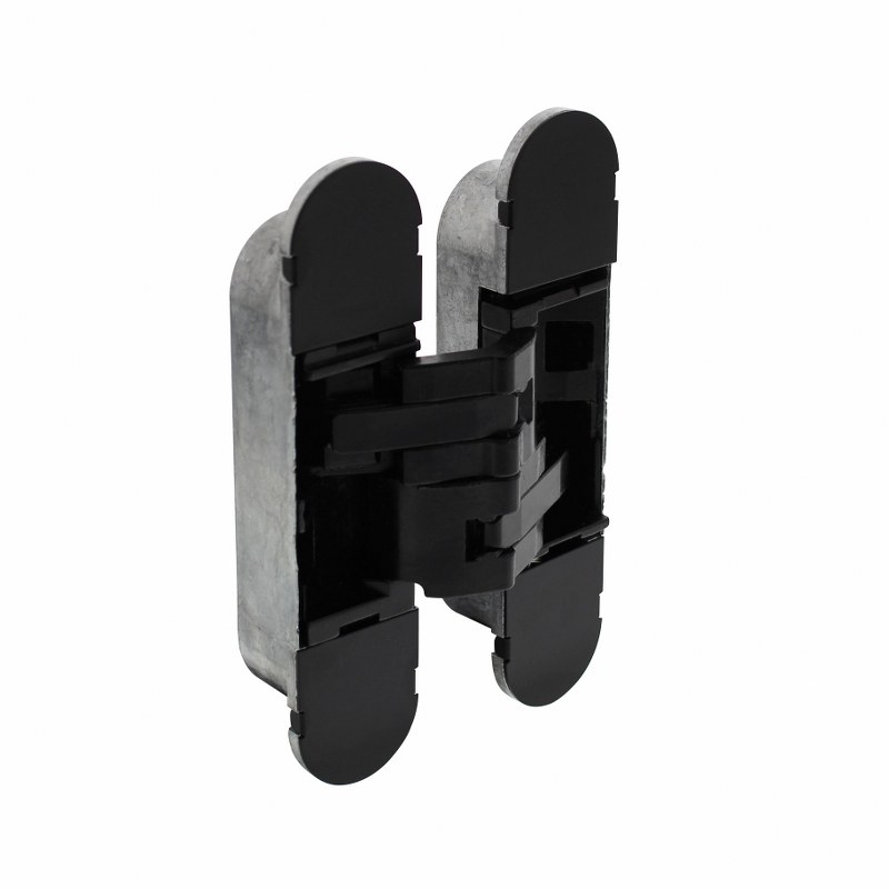Intersteel Deurscharnier onzichtbaar zamak - zwart 130 x 30 mm