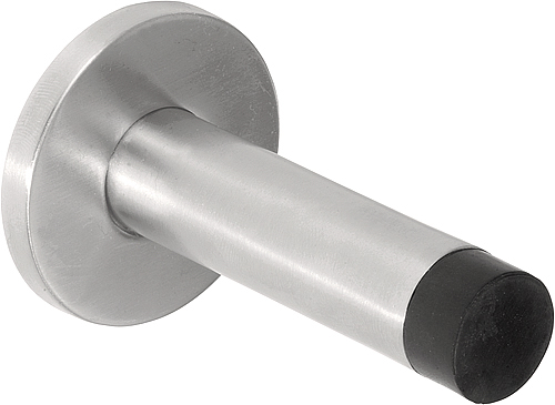 Deurstop BASICS LB87 wand - mat RVS