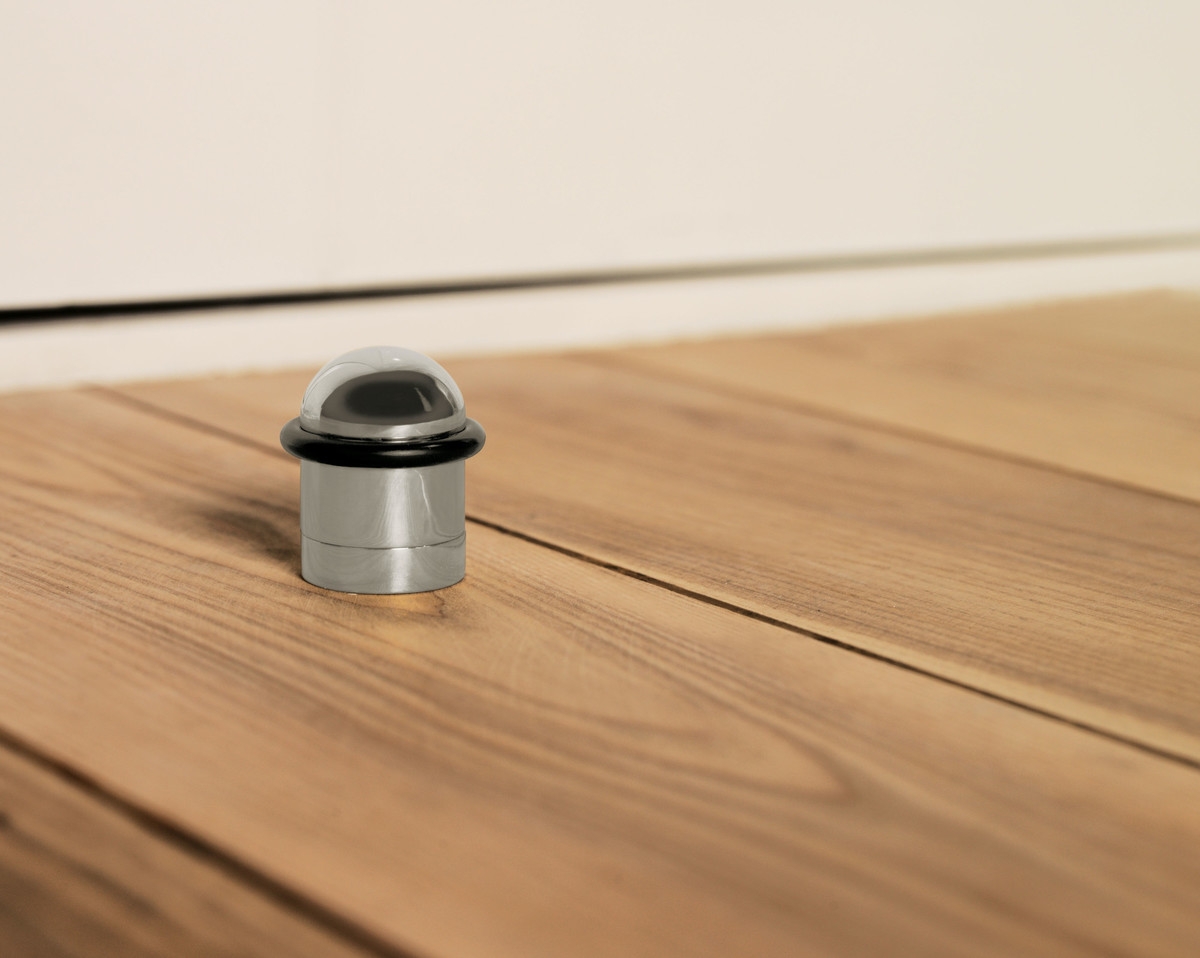 Intersteel Deurstop met ring chroom