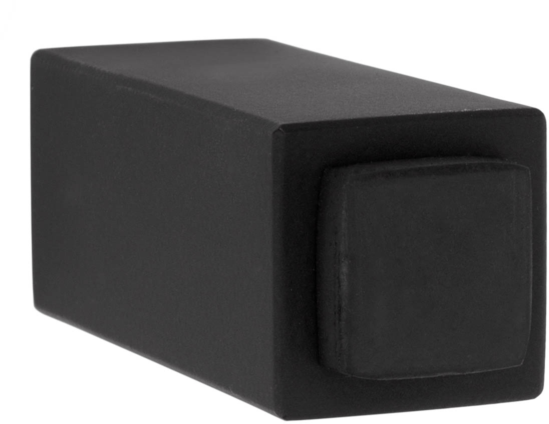 Formani Deurstop SQUARE LSQ25 wand - mat zwart