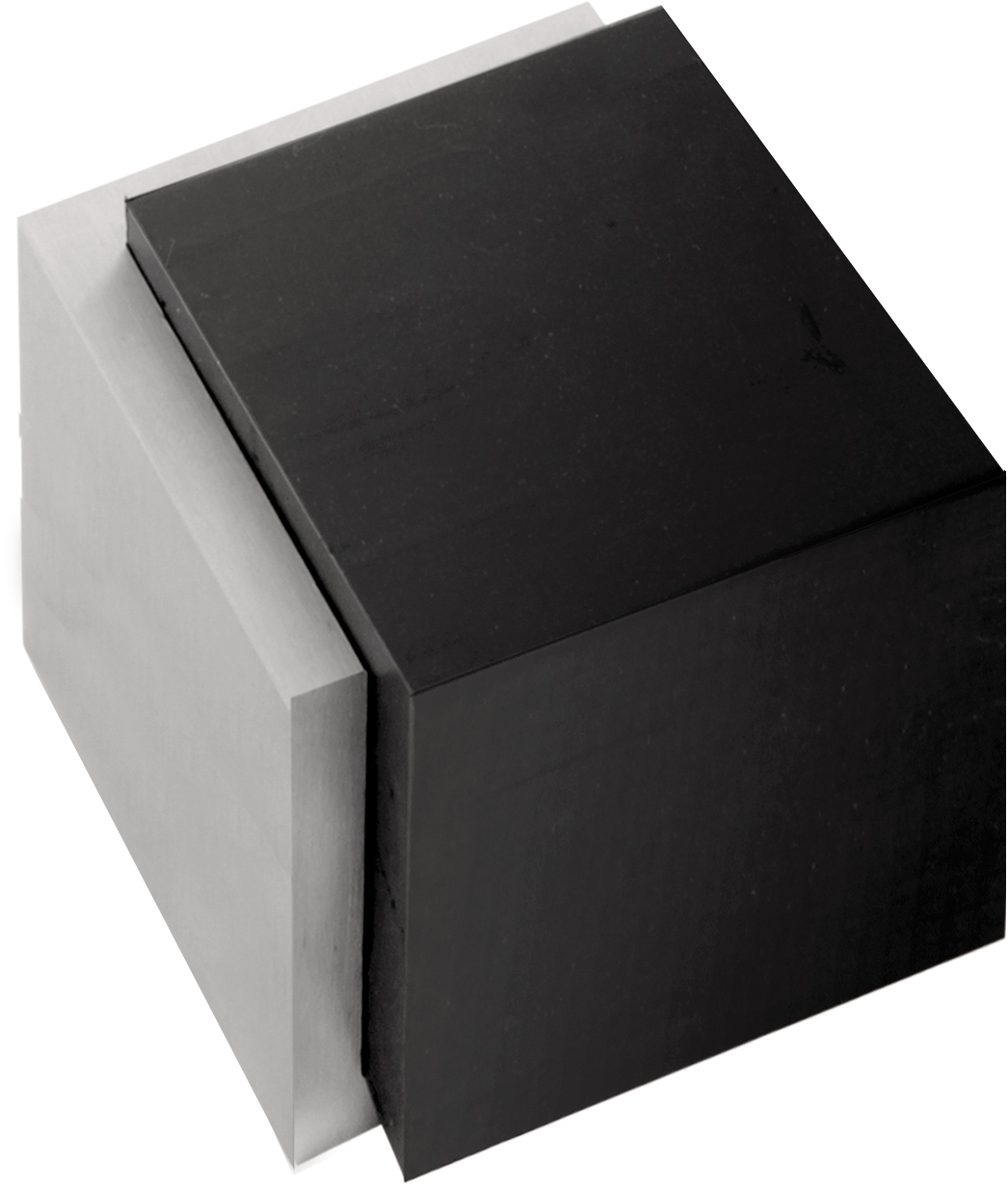 Formani Deurstop SQUARE LSQ46 vloer - mat RVS