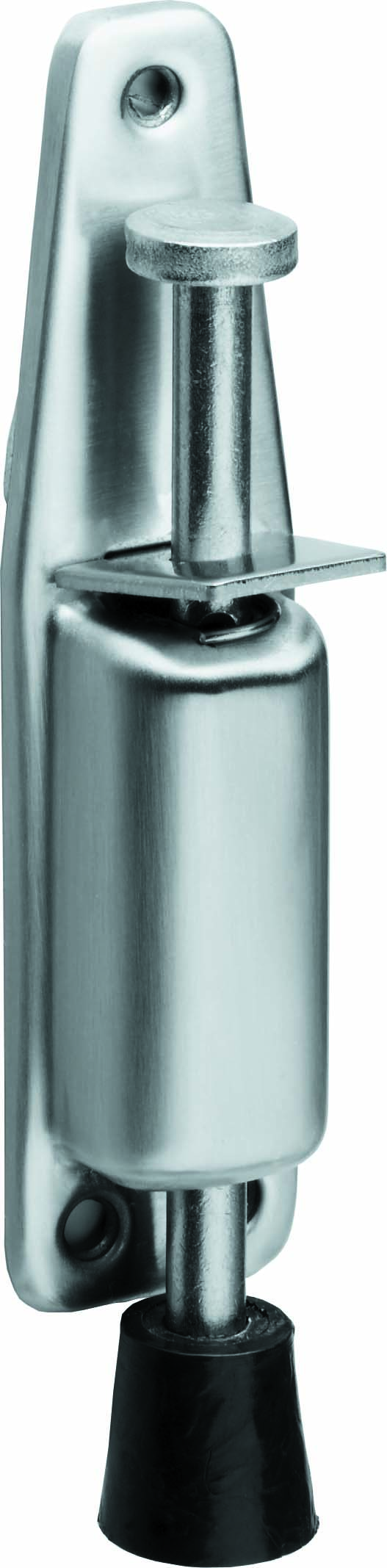 Intersteel Deurvastzetter met voetrem klein 142x32mm RVS