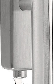 Draaikiepgarnituur BASICS LB8-DKLOCK-O afsluitbaar linksdraaiend - mat RVS