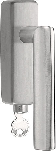 Draaikiepgarnituur BASICS LB8-DKLOCK-O afsluitbaar linksdraaiend - mat RVS