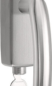 Draaikiepgarnituur BASICS LBX4-DKLOCK-O afsluitbaar rechtsdraaiend - mat RVS
