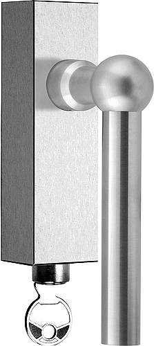 Formani Draaikiepgarnituur FERROVIA FVL100-DKLOCK afsluitbaar - mat RVS