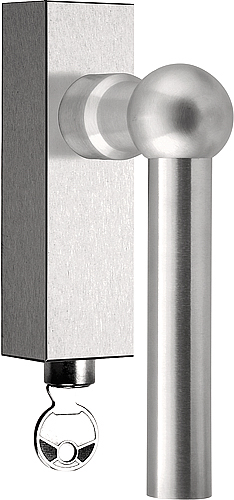 Formani Draaikiepgarnituur FERROVIA FVL125-DKLOCK afsluitbaar - mat RVS