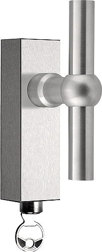 Formani Draaikiepgarnituur FERROVIA FVT110-DKLOCK afsluitbaar - mat RVS