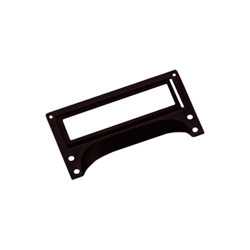 Intersteel Etiketgreep 73x43mm zwart
