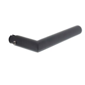 Intersteel Gatdeel Jura Hoek 90° RVS/mat zwart