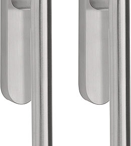 Hefschuifdeurbeslag BASICS LB230PA paarsgewijze set - mat RVS