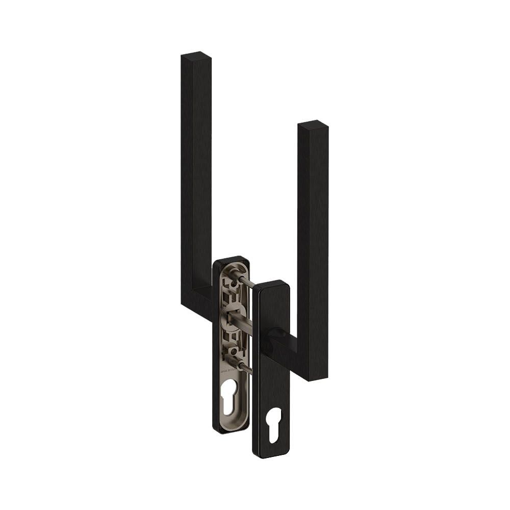 Hardbrass Hefschuifdeurgreep dubbel PC69 Phoenix Zwart