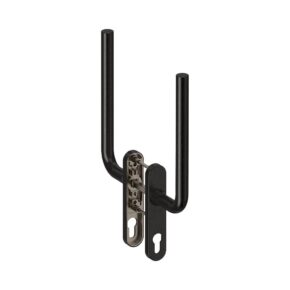 Hardbrass Hefschuifdeurgreep dubbel PC69 Oslo Zwart