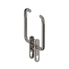 Hardbrass Hefschuifdeurgreep dubbel PC69 Stockholm RVS