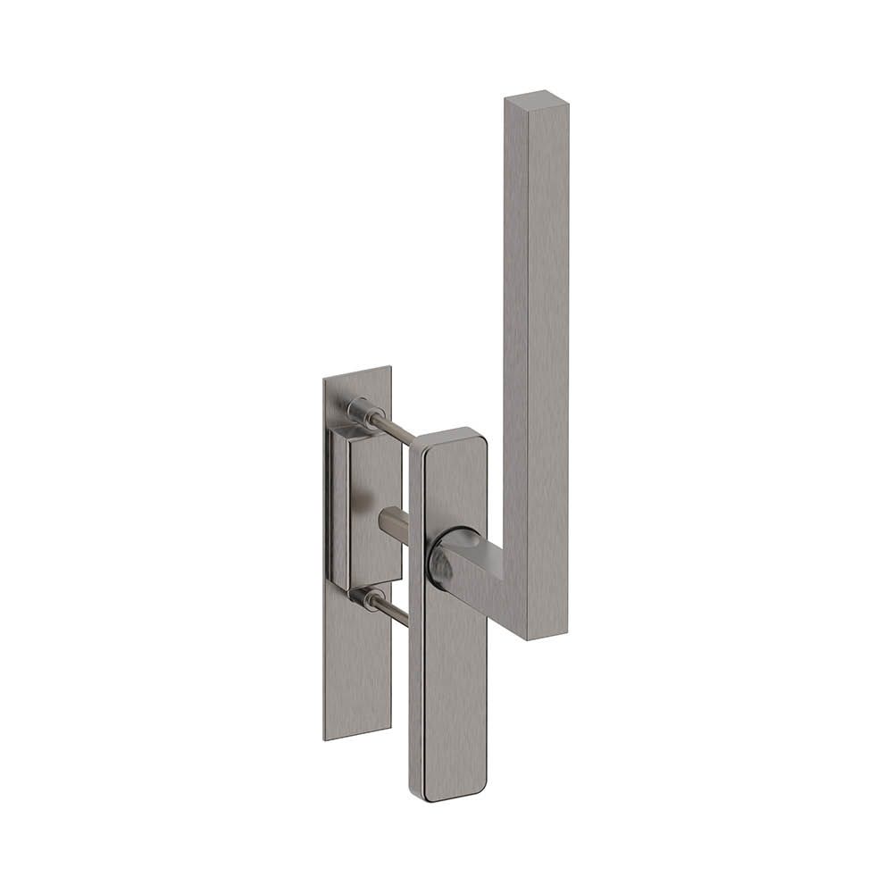 Hardbrass Hefschuifdeurgreep enkel blind Geneve RVS