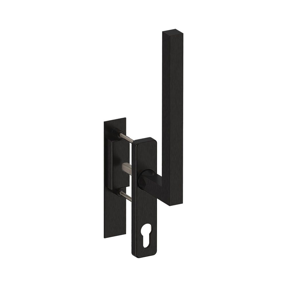 Hardbrass Hefschuifdeurgreep enkel PC69 Geneve Zwart