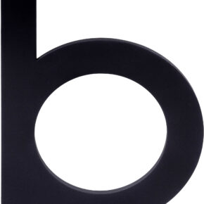 Formani Huisletter b SQUARE LSQHN150-b - mat zwart