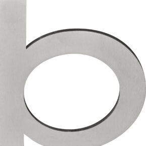Formani Huisletter b SQUARE LSQHN250-b - mat RVS