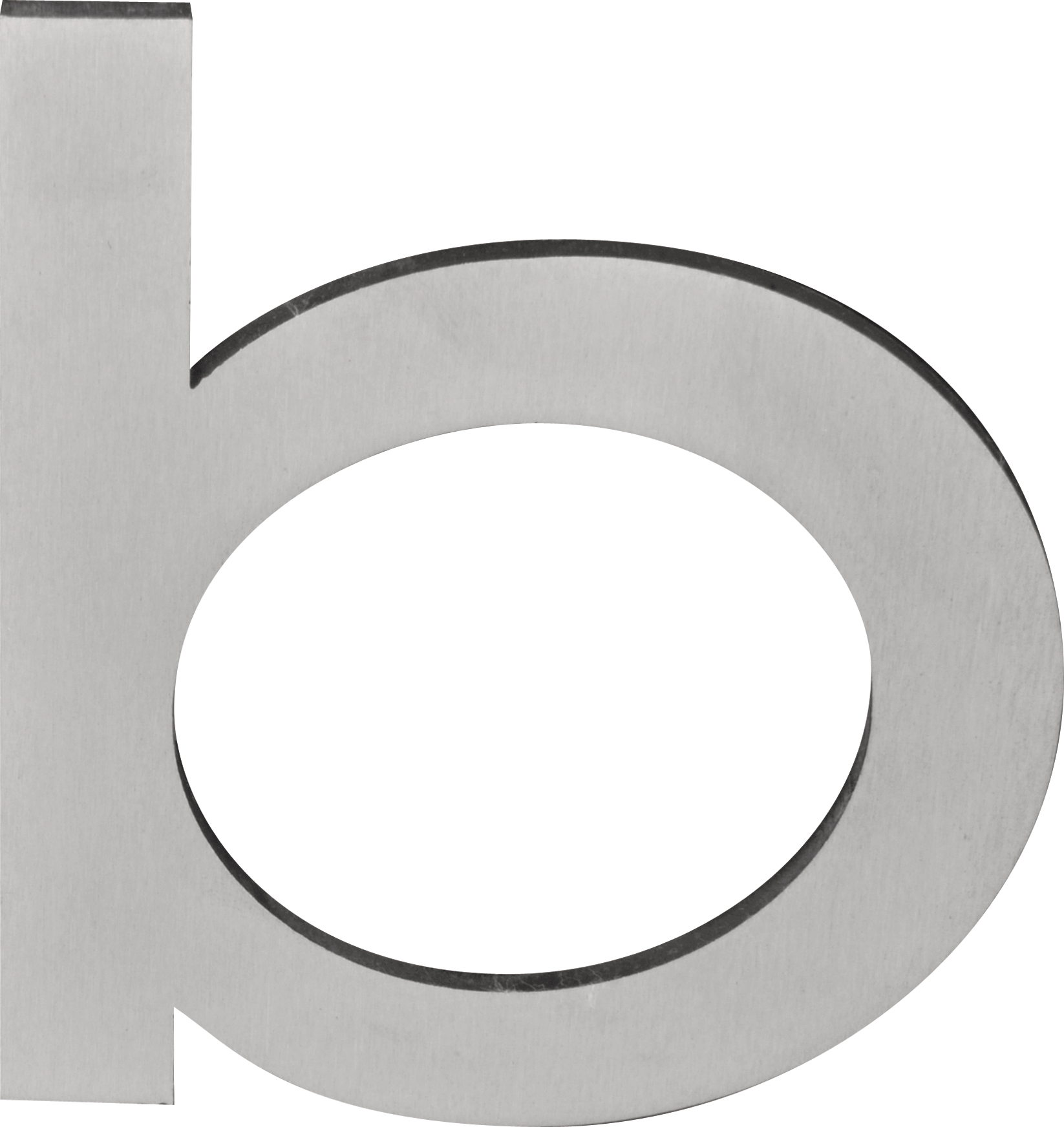 Formani Huisletter b SQUARE LSQHN250-b - mat RVS