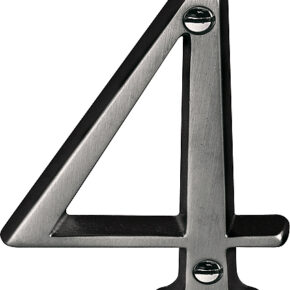 Formani Huisnummer 4 TIMELESS HN80-4 - PVD mat nikkel