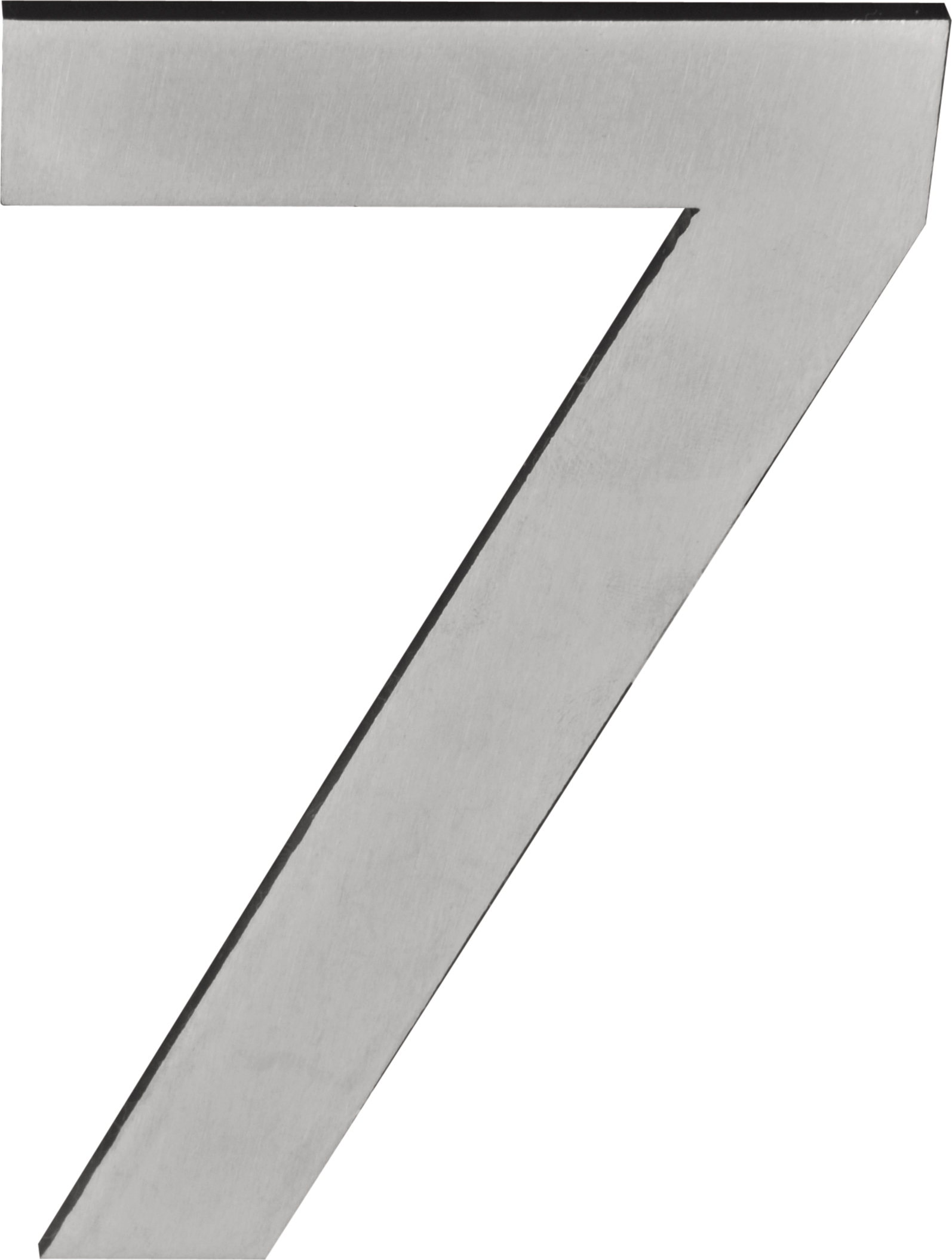 Formani Huisnummer 7 SQUARE LSQHN250-7 - mat RVS