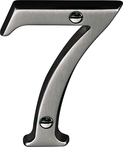 Formani Huisnummer 7 TIMELESS HN80-7 - PVD mat nikkel