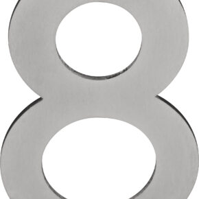 Formani Huisnummer 8 SQUARE LSQHN150-8 - mat RVS