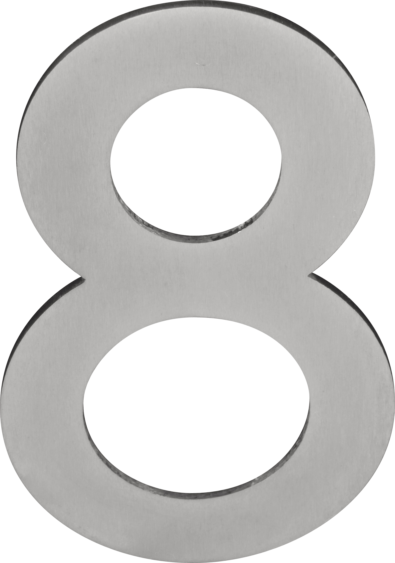 Formani Huisnummer 8 SQUARE LSQHN250-8 - mat RVS
