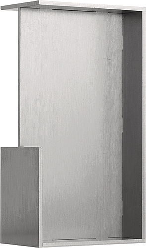 Formani Inbouwkom tbv deurdikte SQUARE LSQ160A/38 - mat RVS
