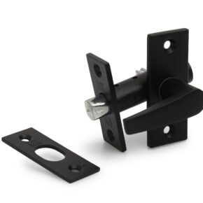 DX Insteekgrendel met sluitplaat lengte 70mm - zwart