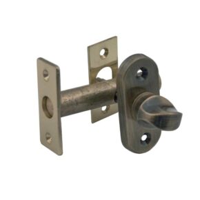 Hardbrass Insteekgrendel/voordeurgrendel 50mm - messing gebruineerd