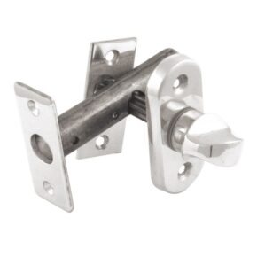Hardbrass Insteekgrendel/voordeurgrendel 50mm - PVD glans nikkel