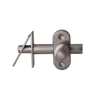 Hardbrass Insteekgrendel/voordeurgrendel 50mm - PVD Inox